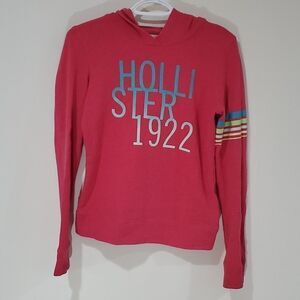 Hollister Women's Red Hoodie